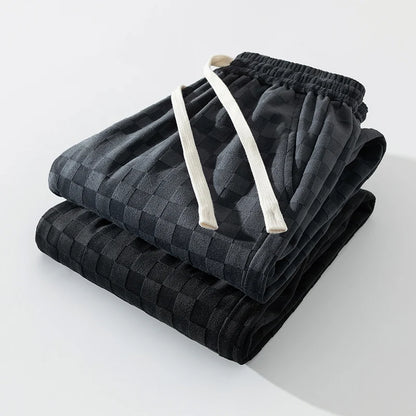 Beau Garcon | Checkerboard Straight Leg Pants