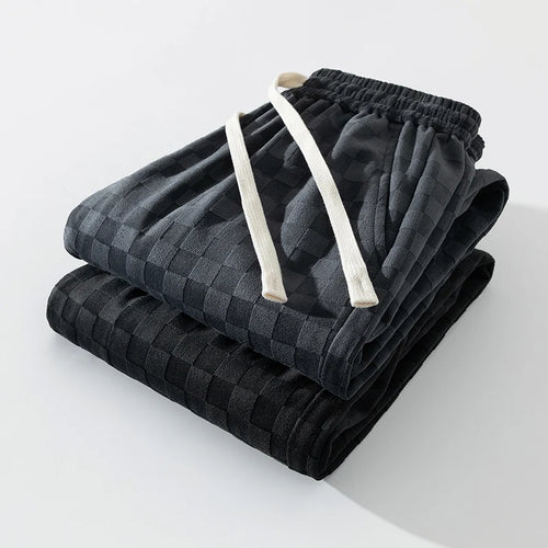 Beau Garcon | Checkerboard Straight Leg Pants