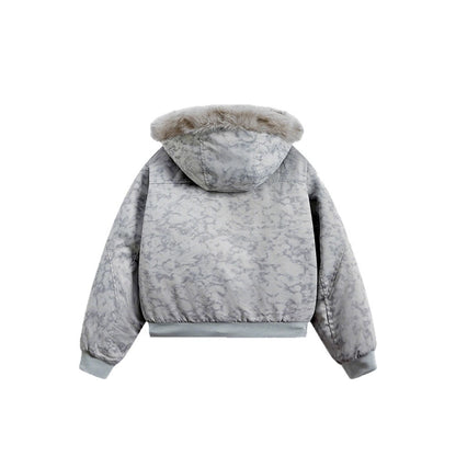 Beau Garcon | Quilted Coat with Fur Collar