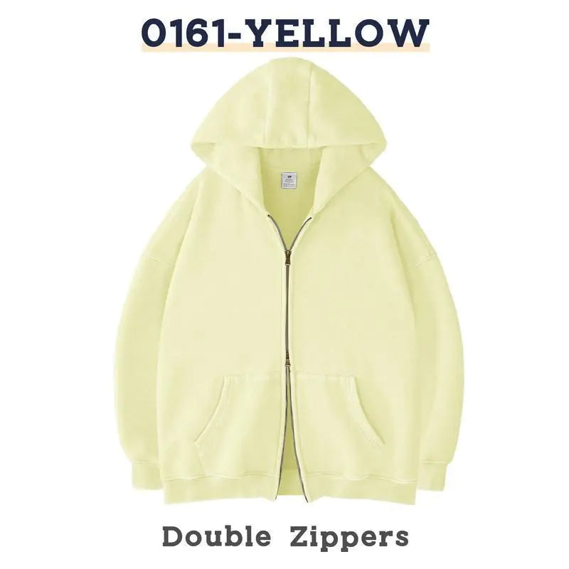 Men's and Women's Casual Zipper Hoodies