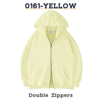 Men's and Women's Casual Zipper Hoodies
